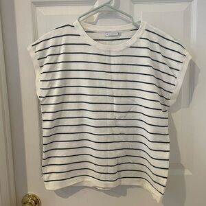 Staccato Cream and Black Striped Sweater